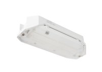 SAPPHIRE 4W Emergency Bulkhead IP65 White c/w legends