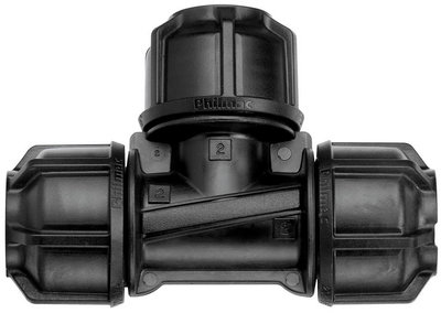MDPE Equal Tee 25mm x 3/4in