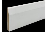 White Primed MDF Half Splayed Skirting 18 x 144mm x 5.4m