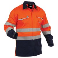 21217ON-SHIRT ARCGUARD 12CAL DAY/NIGHT INHERATEX ORANGE/NAVY (FSPVCMW)