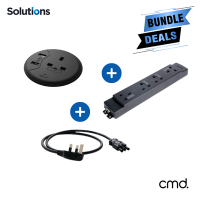 Porthole AC, Elite+ 4 Gang & 2.0M Starter Lead (Black)