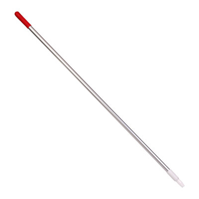 Lobby Pan/Brush Handle - aluminium, threaded, 800mm, red