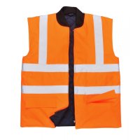 Hi-Vis Reversible Bodywarmer 260gsm