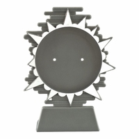 140mm Plastic Blaze Disc Holder (Silver)