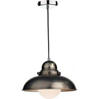 Dynamo 1 Light Pendant, Antique Chrome | LV1802.0057
