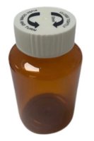 120ml PET AMBER TABLET VIAL CHILD RESISTANT BOXED (100)