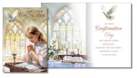 Confirmation Card/Girl   (F28212)