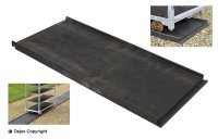 HUEBNER-LEE 1.2m RUBBER TROLLEY TRACK