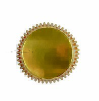 BC717 GOLD MINI BAKING CUPS 45PK