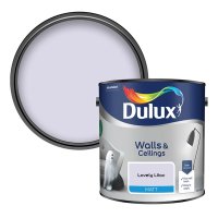 Dulux Matt Lovely Lilac 2.5L Paint Tin & Colour Swatch