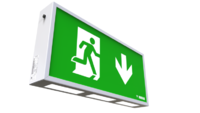 Emergency Light Box Sign Maintained Run/Left
