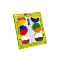 Toy Color Infinity Watercolour Tray (6 Tablets + 1 Brush)