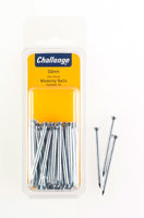 Challenge Zinc Plated Masonry Nails 50mm Clam Pack 33pk