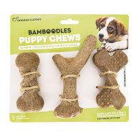 Bamboodles Puppy Chew Bones 3 Pack