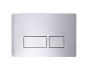 Tucker French Hampstead Dual Flush Push Plate Chrome