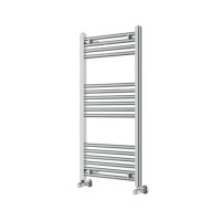 Tucker French 22mm Cross Bar Straight Towel Rail 1000 x 500mm (Heating Only) Chrome PHGT100-50CP
