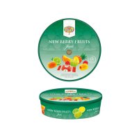 New Berry Fruits tub of wrapped soft centred fruit jellies - 8x800g