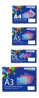 DL Button Wallet Assorted Colours (3pk)