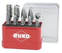 Ruko 10Pieces Set TC Rotary Burrs 6 & 12mm