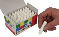 Chunki Chalk - White - 40 piece