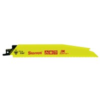 Starrett King Cut Reciprocating Saw Blade 4-10mm 4-10TPI Tapered 5 Pack