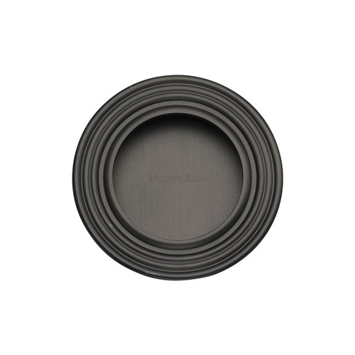ROUND REEDED FLUSH PULL MB