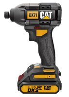 Cat Impact Driver DX71 Brushless 18V 2 x 2.0Ah Li-ion Battery's