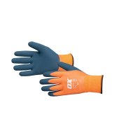 WATERPROOF THERMAL FOAM LATEX GLOVES SIZE 10