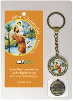 Key Ring/Leaflet/St.Christopher/Wallet   (74513)