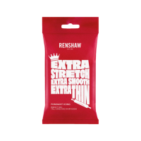 red packet of renshaw ready to roll icing fondant extra white