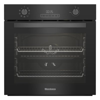 Blomberg 72LT Pyroclean Fan Oven - Black | ROEN8232BP 