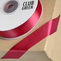 Double Sided Satin Ribbon Burgundy - 3mm x 25m