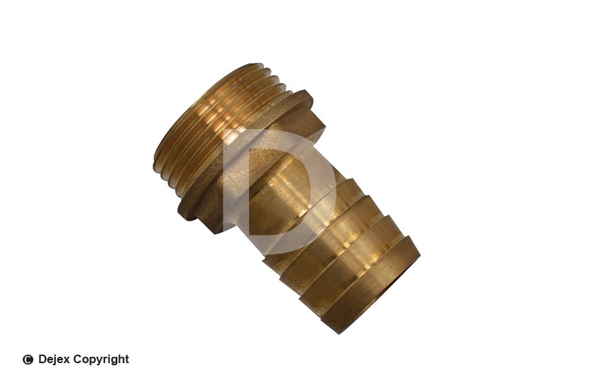 2"M X 2" BRASS HOSETAIL 