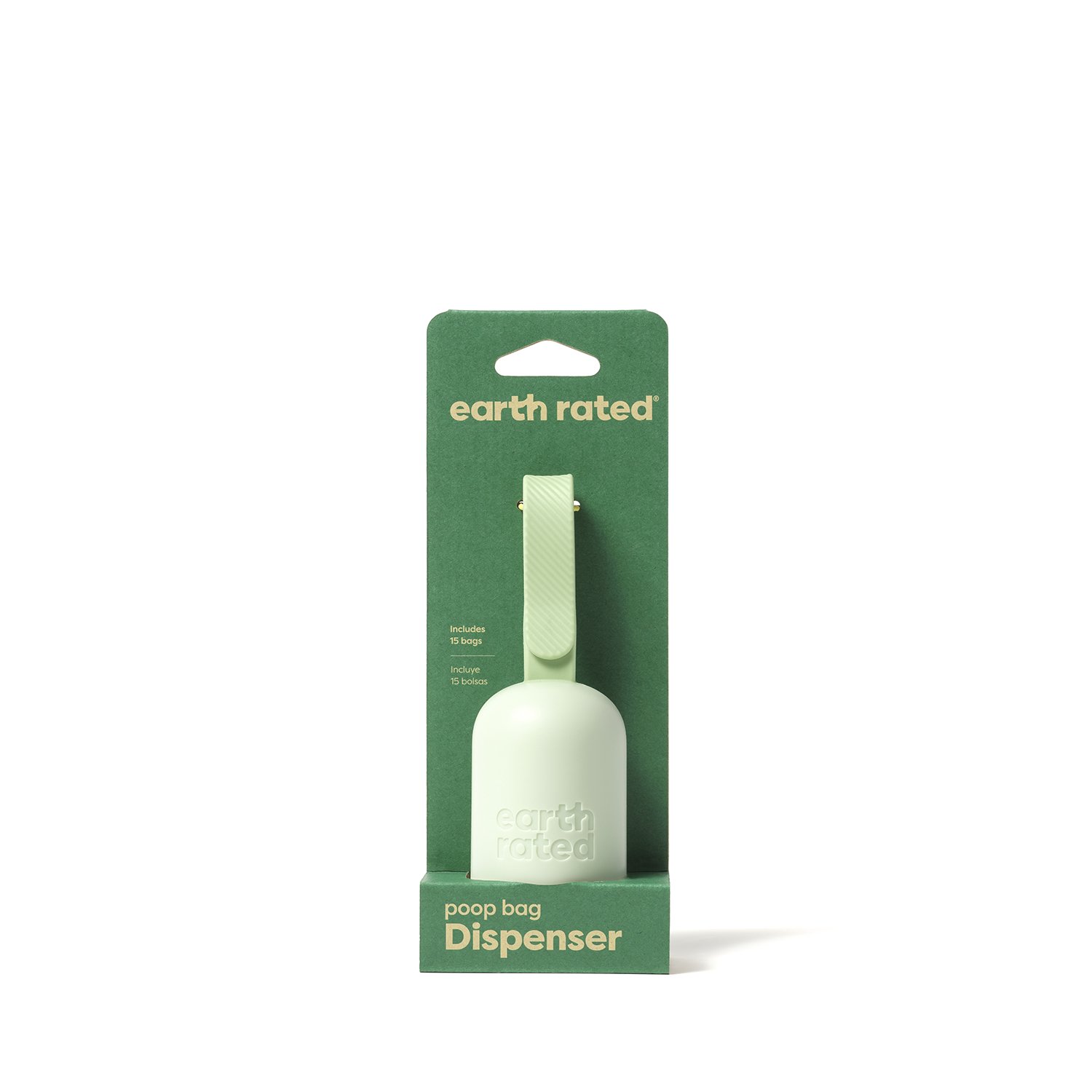 Earth Rated Leash Dispenser with 15 Unscented Bags
