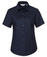 Russell Women's Short Sleeve Oxford Shirt - Navy