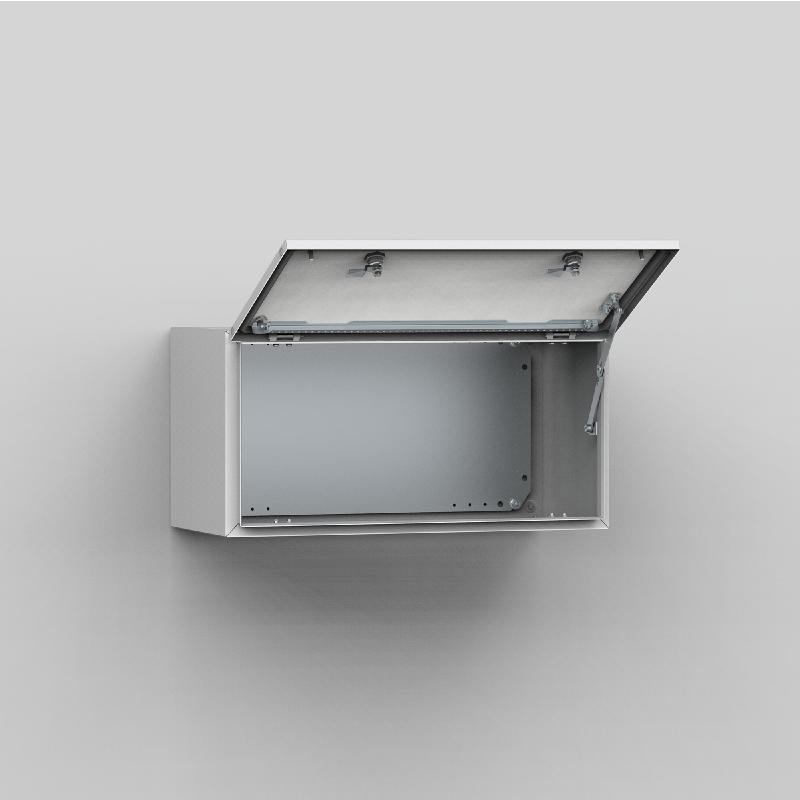 MAP0308030R5 nVent Hoffman Wall mounted, 300x800x300, Compact enclosure, 1-door, with MP, mild steel