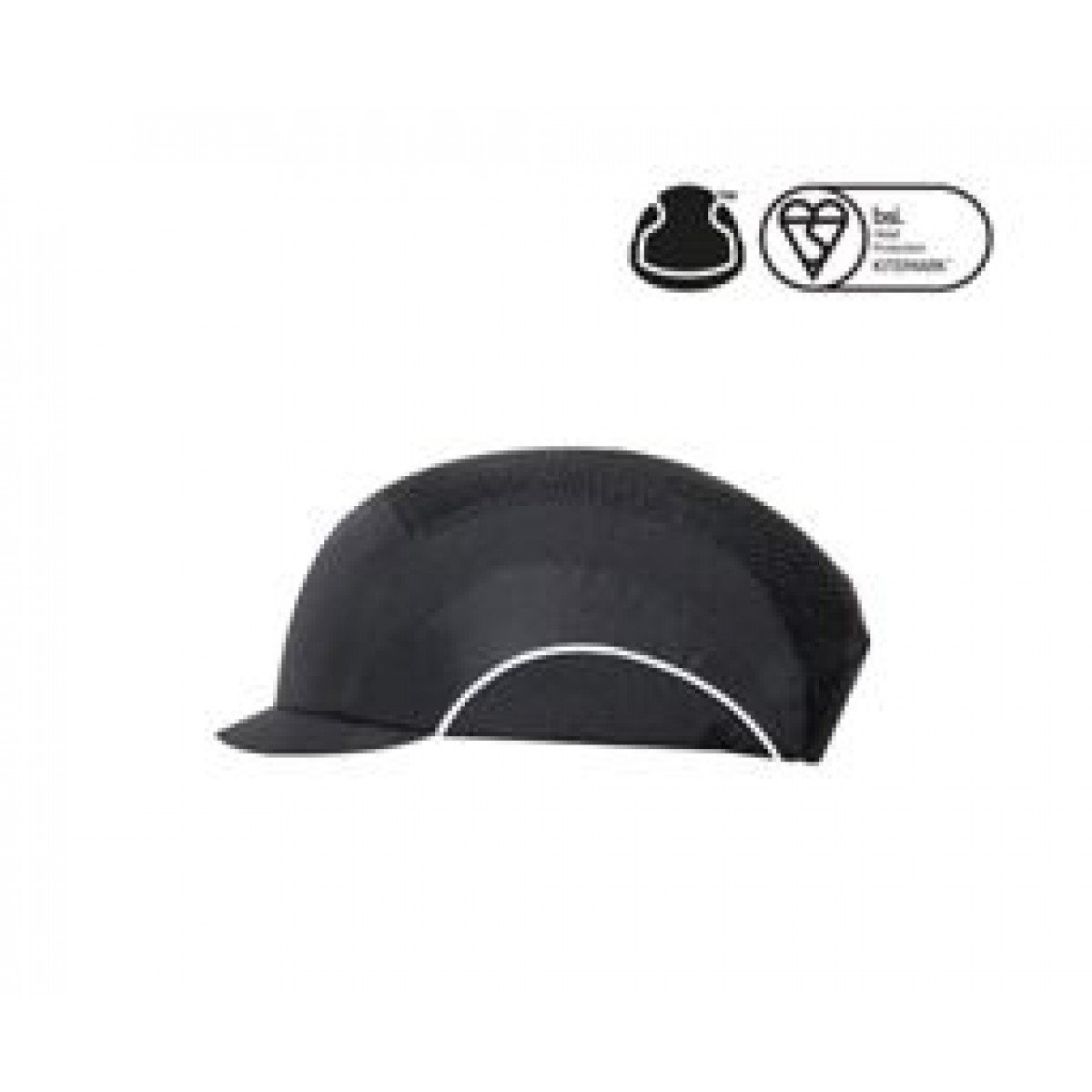 Hardcap A1+ - Black Micro Peak/2.5cm