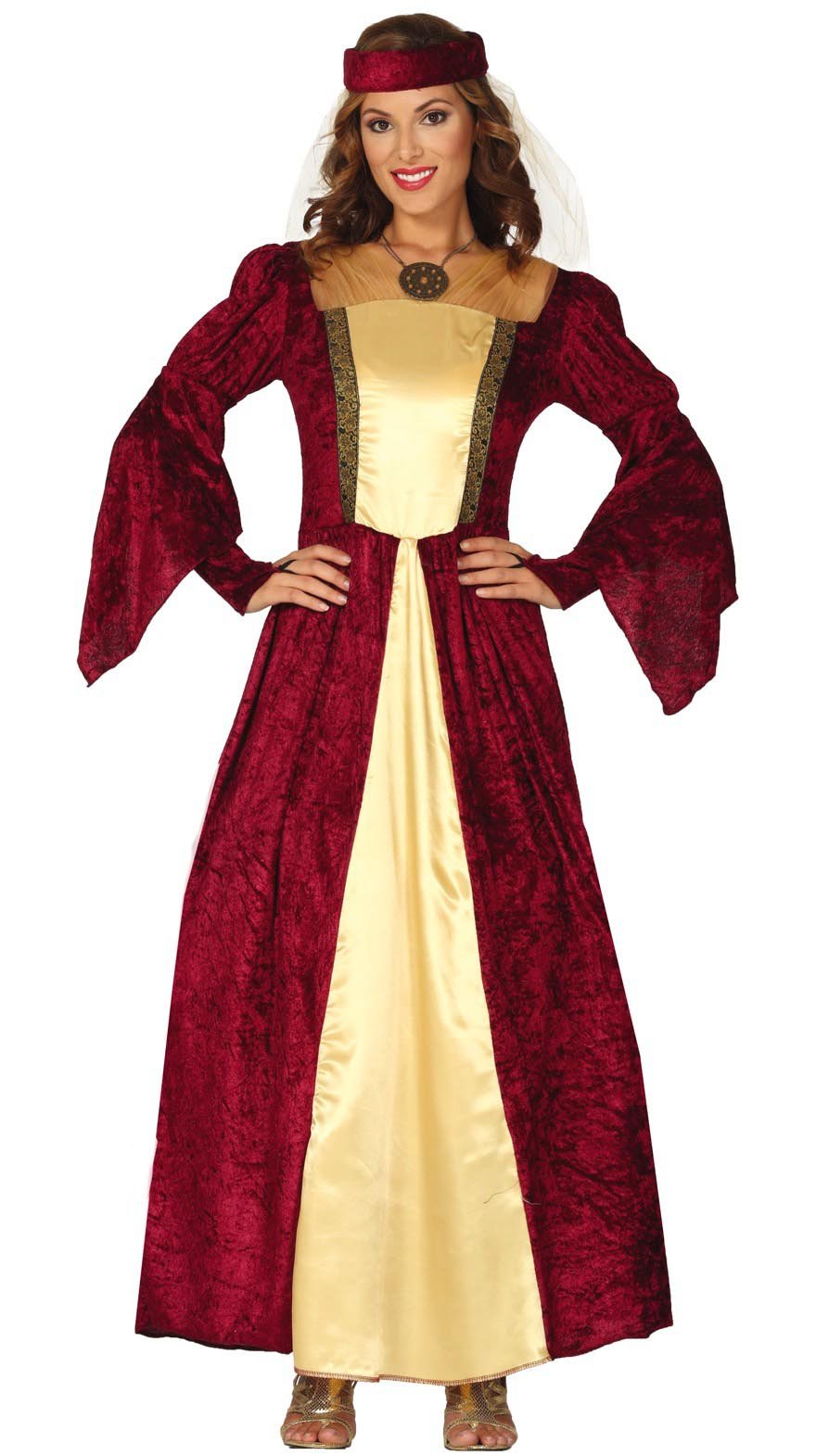 MEDIEVAL LADY ADULT (WOMAN) SIZE L 42 44