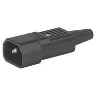 IEC INLET, Re-wireable Straight 10A 70&deg;