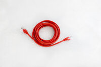CAB-CAT5E-PR-5x3M - RED CAT5e 3m RJ45 Patch Lead x 5 pack