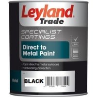 LEYLAND DIRECT TO METAL PAINT 750 ML BLACK