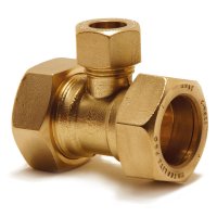 KUTERLITE DZR 22mm x 22mm x 15mm 918B TEE REDUCER BRANCH