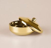 Metal Incense Boat/Gilt Finish   (88358G)