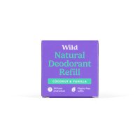 Wild Natural Deodorant Coconut & Vanilla Refill 40g