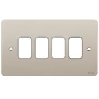 ULTIMATE FLAT COVER PLATE 4G PEARL NICKEL|LV0701.1014