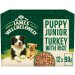 James Wellbeloved Dog Puppy Turkey in Gravy with Rice Pouch 12x90gm