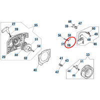 EFCO 136-151 Chainsaw - Cable
