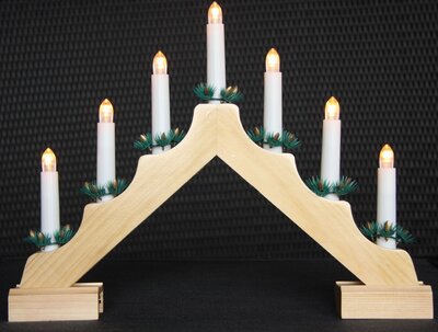 CBX/1 CANDLEBRIDGE 7LED CANDLES BATTERY OPERATED(BOX 12)