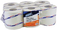 Clean and Clever Mini Jumbo Toilet Rolls - White 150m