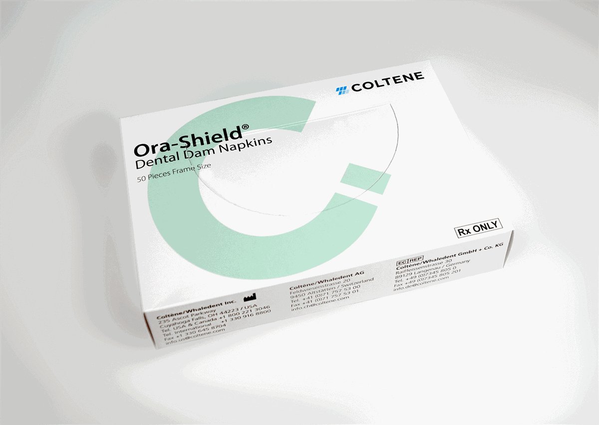 Coltene Orashield Dam Napkins 50pk - DMI Ireland's Leading Dental Supplier - Next Day Delivery